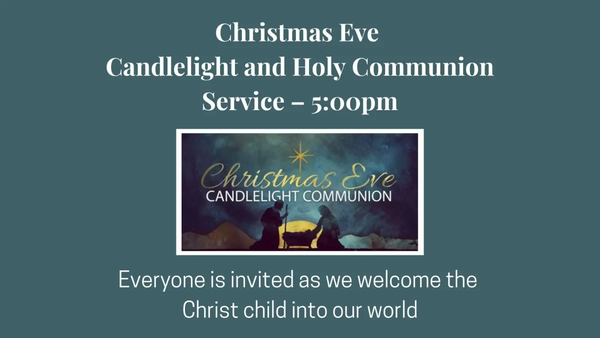 Christmas Eve Candlelight & Holy Communion Service – 5p - Everyone is invited as we welcome the Christ child into our world at Odenville UMC